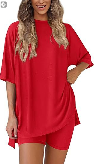 Two-Piece Shirt and Short Set