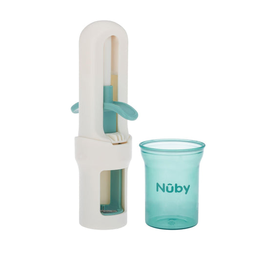 Nuby Grape Cutter Tool – Safe Grape Slicer for Toddlers Kids & Babies | Fruit Cutter for Snacks Meals & Baby-Led Weaning Aqua